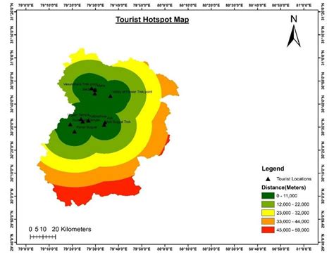 Touristic Hotspot map of Chamoli District | Download Scientific Diagram