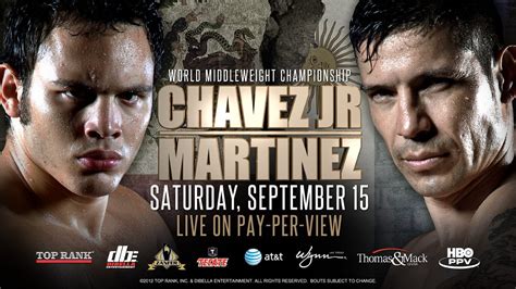 Julio Cesar Chavez Jr vs. Sergio «Maravilla» Martínez - Mexico vs ...