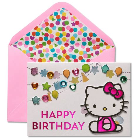 Hello Kitty Birthday Greeting Card - Papyrus