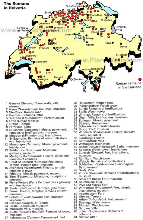 Map of Switzerland | PlanetWare