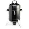 Cuisinart 16 in. Vertical Charcoal Smoker and Grill in Black COS-116 - The Home Depot