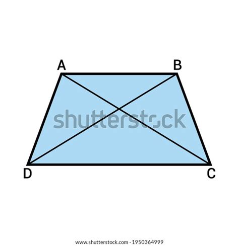 Diagonals Trapezoid Math Stock Vector (Royalty Free) 1950364999 | Shutterstock