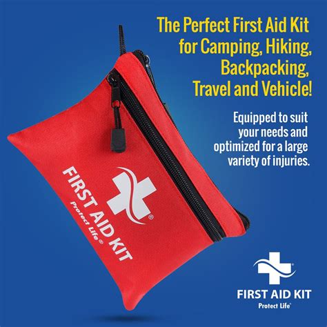 First Aid Kit for Backpacking, Travel, Hiking & Camping