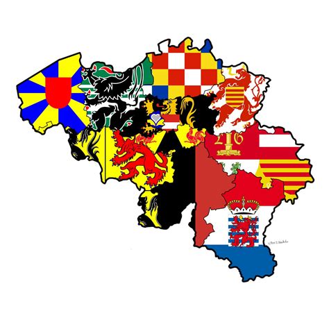 Provinces Of Belgium Map