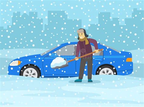 Stuck Snow Car Stock Illustrations – 118 Stuck Snow Car Stock ...