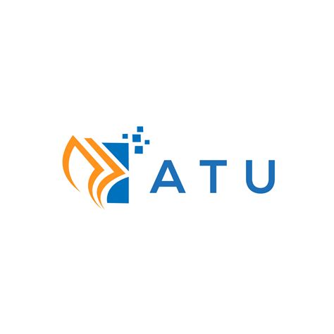 ATU credit repair accounting logo design on white background. ATU ...