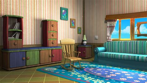 Interior Design Cartoon Images - Cartoon Furniture Illustration Bedroom Interior Modern Vector ...