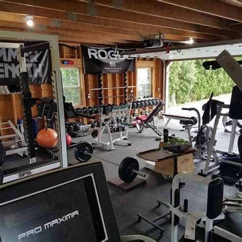 Top 75 Best Garage Gym Ideas - Home Fitness Center Designs