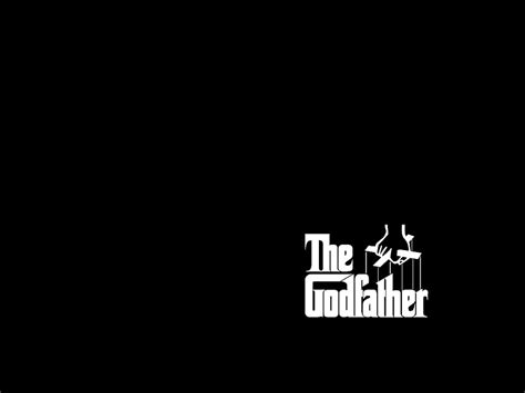 Godfather Hand Logo Wallpaper In White