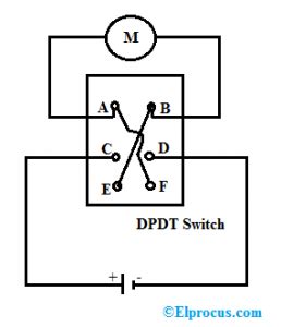 DPDT Switch : Circuit, Working, Advantages & Its Applications