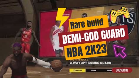 Demi-God Rare build on NBA 2K23 | 2-Way 3pt Combo Guard - YouTube