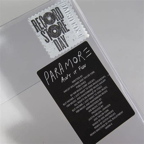 Paramore: Ain't It Fun Vinyl 12" (Record Store Day 2014) – TurntableLab.com