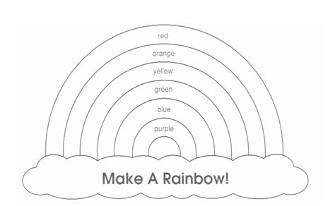 Rainbow | Quiet book, Template printable, Quiet book templates