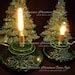 Vintage Style Ceramic Christmas Trees with Music Boxes 19 and