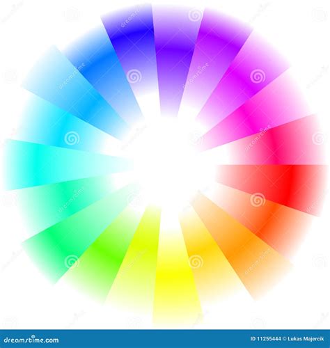 Abstract Rainbow Circle Background Stock Images - Image: 11255444