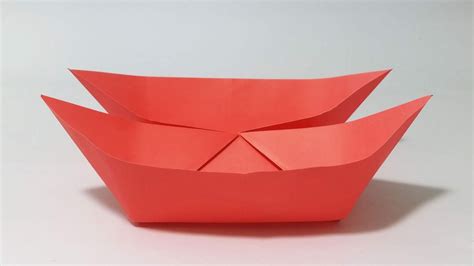 Easy Origami Twin Boat | Paper Boat Making Step By Step Instruction For School Project | DIY Crafts