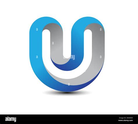 3d U letter logo design vector template Stock Vector Image & Art - Alamy