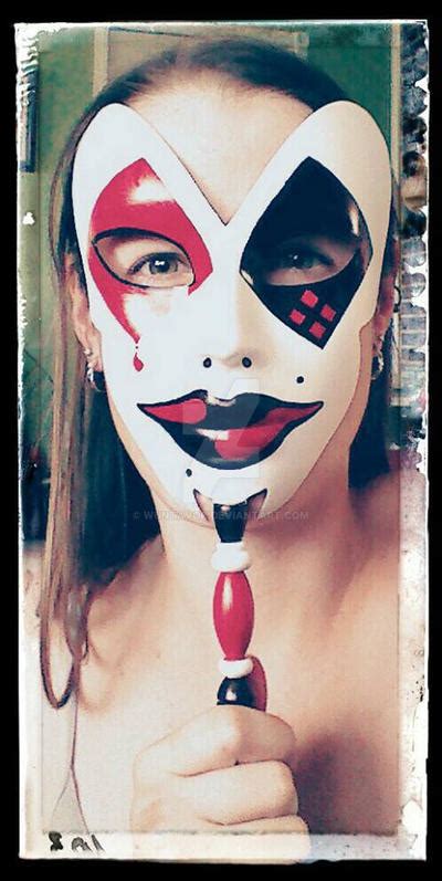 Harlequin/Harley Quinn Mask by wuntavor on DeviantArt