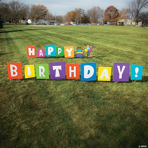 Happy Birthday Yard Sign | Oriental Trading