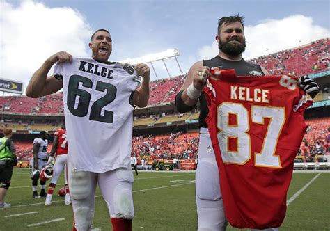 Eagles C Jason Kelce takes friendly jab at Chiefs as he sets to face ...