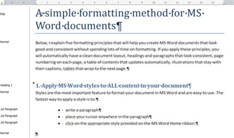 A simple method for formatting Microsoft Word documents – Rubida ...