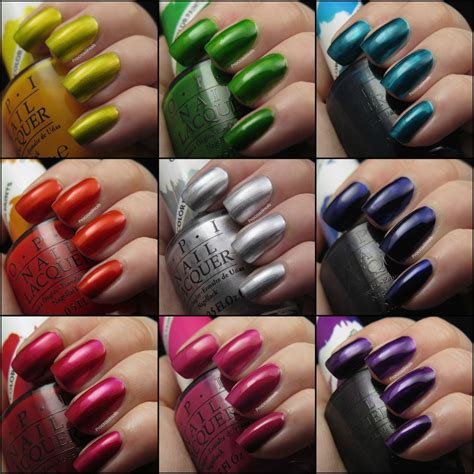 OPI Color Paints Collection Swatches