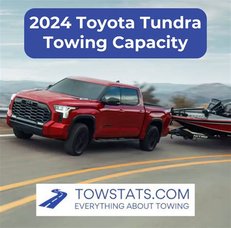 2024 Toyota Tundra Towing Capacity - TowStats.com