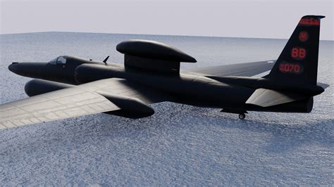 Lockheed U-2S Dragon Lady 3D Model by NETRUNNER_pl