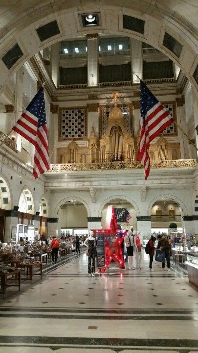 Macy's downtown Philadelphia. Historic architectural design.