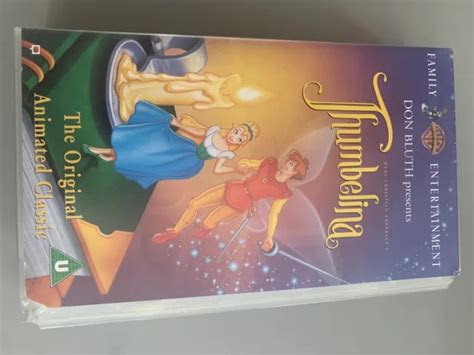 THUMBELINA VHS VIDEO Tape Vintage Retro Childrens Animated Film Movie 1994 £4.99 - PicClick UK