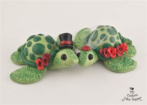 Love Turtles Red - My Custom Cake Topper