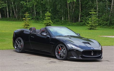 Black Maserati GranTurismo convertible coupe, Novitec, Novitec Tridente ...