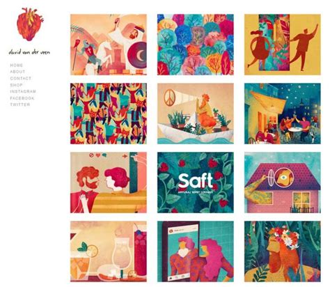 16 Illustration Portfolios to check out - Examples of great Design & Artwork