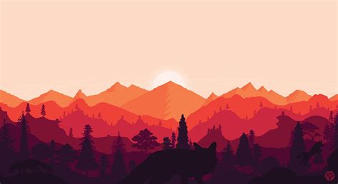 Vector Landscape Wallpapers - Wallpaper Cave