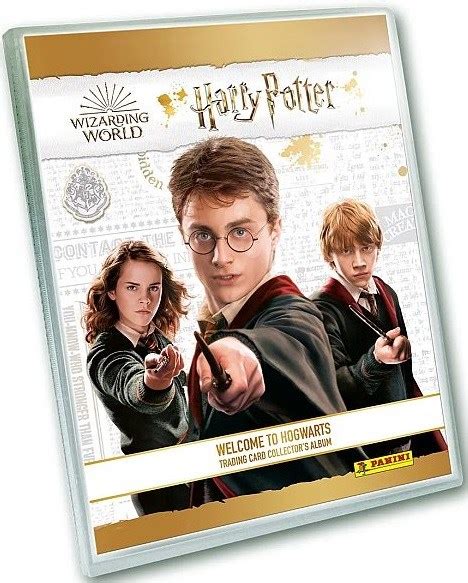 Harry Potter Trading Cards Starter Pack Welcome to Hogwarts - Album + 3 Boostere - Gamezone.no