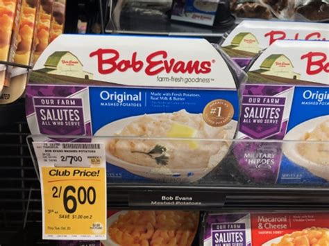 Bob Evans Refrigerated Sides $2.00 with Coupons - Super Safeway