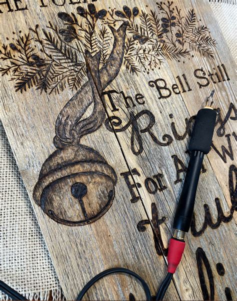 Handmade Wood Polar Express Sign With the Words the Bell Still - Etsy