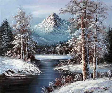 A Canadian Forest,A, Whitman | Oil painting landscape, Winter painting, Nature paintings