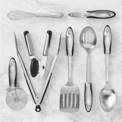 OXO Stainless-Steel 9-Piece Utensil Set | Williams Sonoma AU