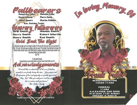 Frank Fuller Obituary | AA Rayner and Sons Funeral Homes