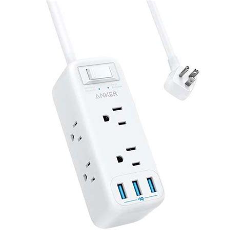 Anker PowerExtend Desktop Surge Protector with USB Ports | Gadgetsin