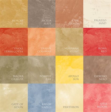 venetian plaster colors | Venetian plaster, Tuscan paint colors, Tuscan colors