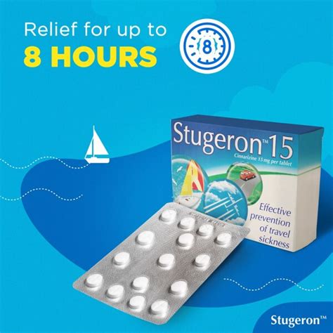 Buy Stugeron Travel Sickness Tablets 15mg | Pharmacy2U