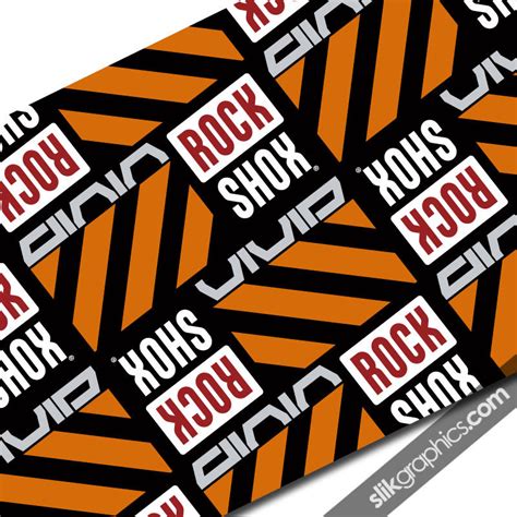 Rear Shock Decals - RockShox Collection - Slik Graphics