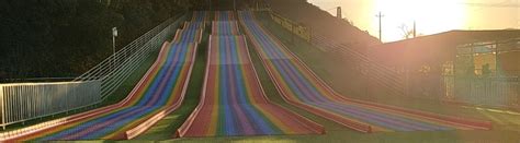 Artificial Tubing Slope Rainbow Tubing Track in China