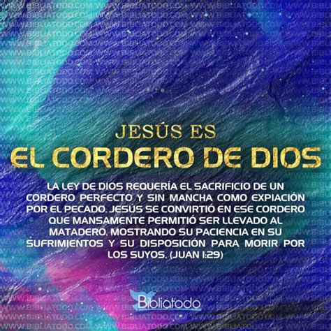 Significado de El Cordero de Dios - Jesús es