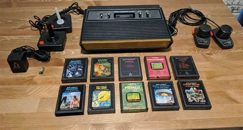 Atari 2600 Woodgrain 1977 ORIGINAL RELEASE 10 Games WORKING! Authorized TV Willing! - iCommerce ...
