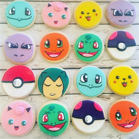 Pokemon Cookies - Hayley Cakes and CookiesHayley Cakes and Cookies