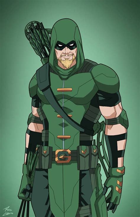 Green Arrow (Oliver Queen) - Alt. Costume V.1 by EntonySC | Искусство dc comics, Супергерои ...