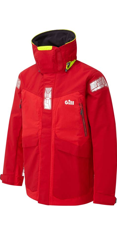 2019 Gill OS2 Mens Offshore Jacket Red OS24J - Sailing - Sailing - Yacht - Jackets | Wetsuit Outlet